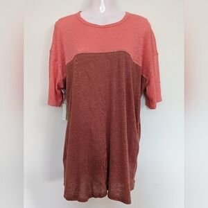 ARITZIA Wilfred free 100% linen oversized T-shirt small